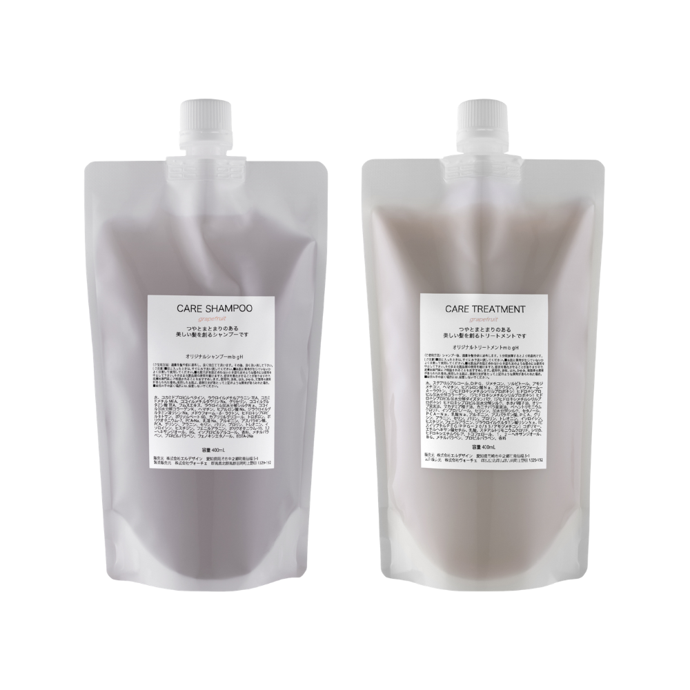 ケアシャンプー・トリートメント詰め替え用セット（ヘマチン配合）各400ml　