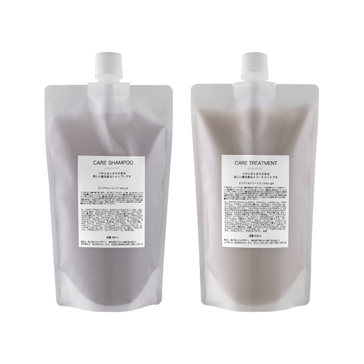 ケアシャンプー・トリートメント詰め替え用セット（ヘマチン配合）各400ml　