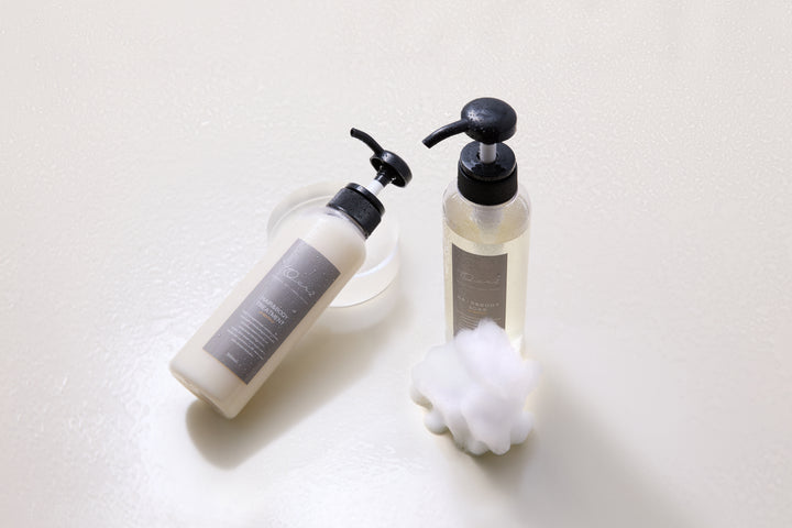 ヘアボディシャンプー・トリートメントセット（プラセンタ配合、発泡剤不使用） 各300ml